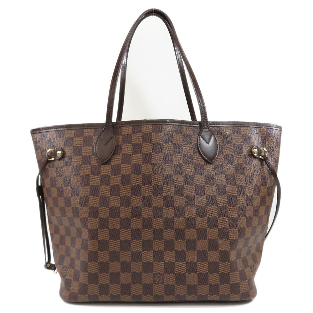 Louis Vuitton Neverfull MM Damier Ebene Tote Bag Damier Canvas